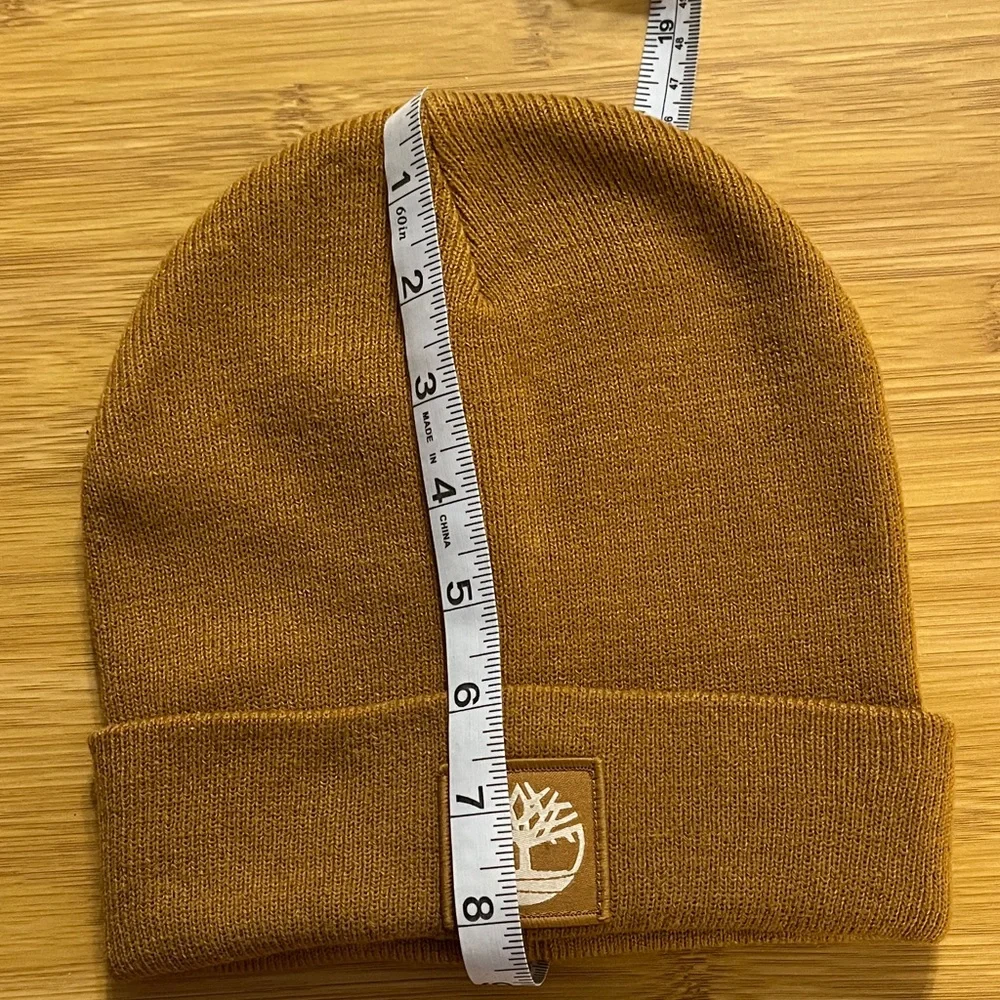 Timberland Golden Tan Knit Cuffed Beanie